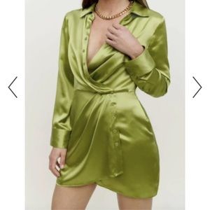 Reformation Alaine Silk Dress